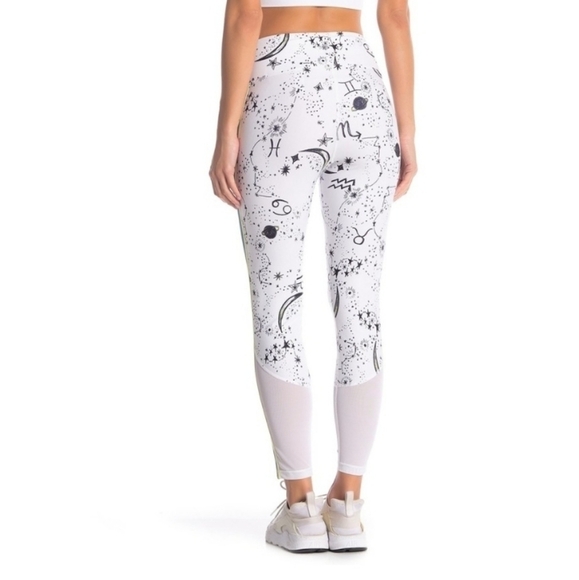 Nanette Lepore Track Star Leggings in White Zodiac - Picture 2 of 12